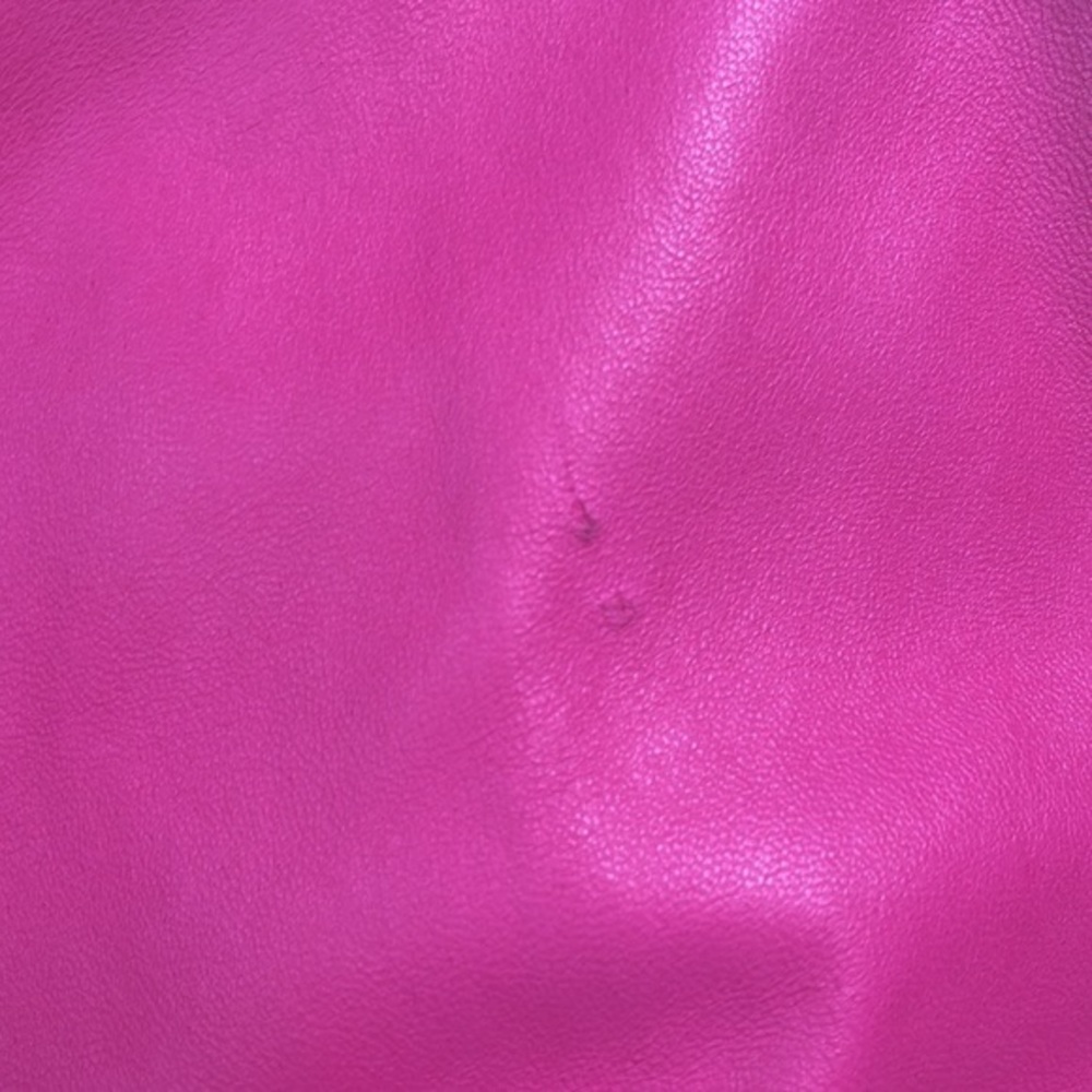 North Beach Leather Vintage cropped pink leather bolero jacket - Picture 9 of 12